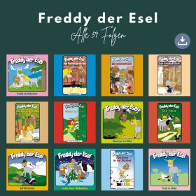 Produktbild des Artikels MP3-Hörspiel - Download Freddy der Esel - alle 59 Folgen