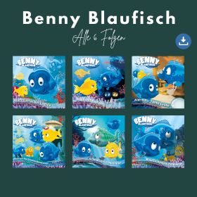 Produktbild des Artikels MP3-Hörspiel - Download Benny Blaufisch - alle 6 Folgen