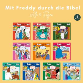 Produktbild des Artikels MP3-Hörspiel - Download Mit Freddy durch die Bibel - alle 10 Folgen