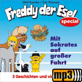 Produktbild des Artikels Mit Sokrates auf großer Fahrt - Freddy der Esel special (MP3-Hörbuch - Download)