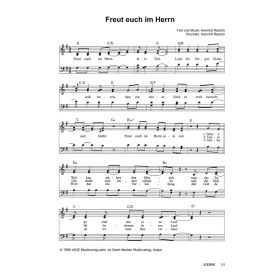 Produktbild des Artikels Freut euch im Herrn (Noten - Download)