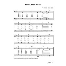Produktbild des Artikels Keiner ist so wie du (Noten - Download)