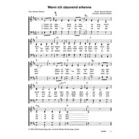 Produktbild des Artikels Wenn ich staunend erkenne (Noten - Download)