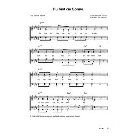 Produktbild des Artikels Du bist die Sonne (Noten - Download)