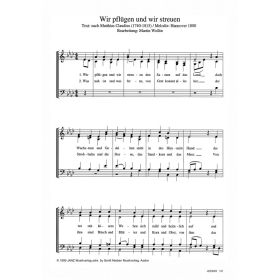 Produktbild des Artikels Wir pflügen und wir streuen (Noten - Download)