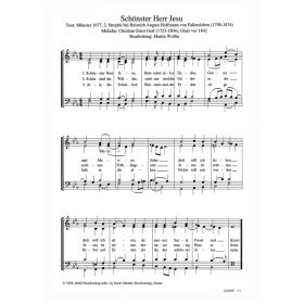 Produktbild des Artikels Schönster Herr Jesu (Noten - Download)