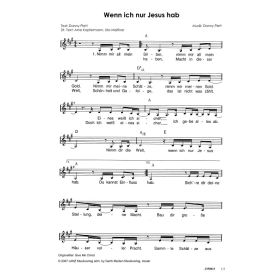 Produktbild des Artikels Noten - Download Wenn ich nur Jesus hab / Give Me Christ