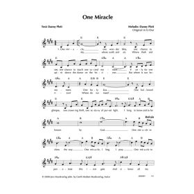Produktbild des Artikels One miracle (Noten - Download)