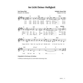 Produktbild des Artikels Noten - Download Im Licht deiner Heiligkeit / In the beauty of holiness