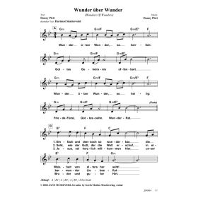 Produktbild des Artikels Wunder über Wunder / Wonder Of Wonders (Noten - Download)