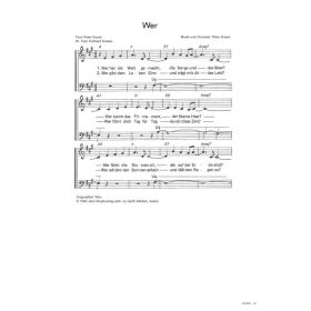 Produktbild des Artikels Wer / Who (Noten - Download)