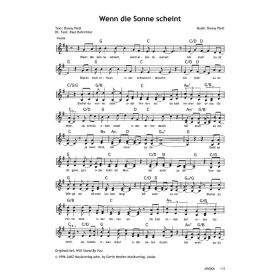 Produktbild des Artikels Wenn die Sonne scheint / Will Stand By You (Noten - Download)