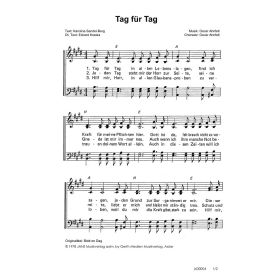 Produktbild des Artikels Tag für Tag / Blott en Dag (Noten - Download)