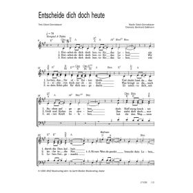 Produktbild des Artikels Entscheide dich doch heute (Noten - Download)