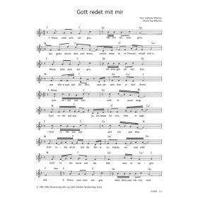 Produktbild des Artikels Gott redet mit mir (Noten - Download)