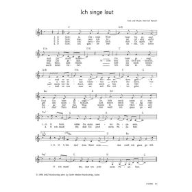 Produktbild des Artikels Ich singe laut (Noten - Download)