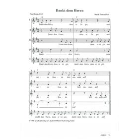 Produktbild des Artikels Dankt dem Herrn (Noten - Download)