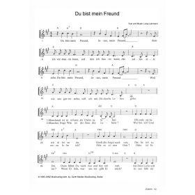 Produktbild des Artikels Du bist mein Freund (Noten - Download)