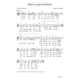 Produktbild des Artikels Geben ist seliger als Nehmen (Noten - Download)