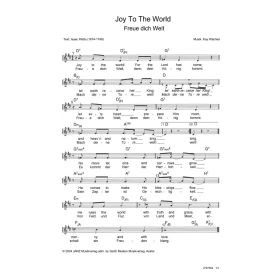 Produktbild des Artikels Joy To The World / Freue dich Welt (Noten - Download)