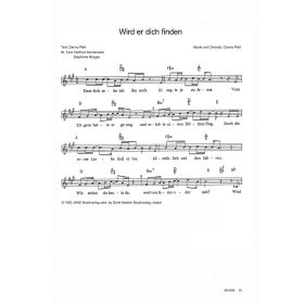 Produktbild des Artikels Noten - Download Wird er dich finden / Will He Find You