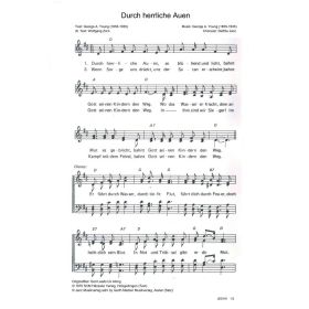 Produktbild des Artikels Durch herrliche Auen / God Leads Us Along (Noten - Download)