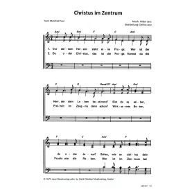 Produktbild des Artikels Christus im Zentrum (Noten - Download)