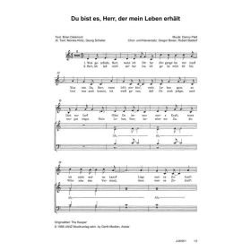 Produktbild des Artikels Du bist es, Herr, der mein Leben erhält / The Keeper (Noten - Download)