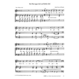 Produktbild des Artikels Der Herr segne dich und behüte dich (Noten - Download)