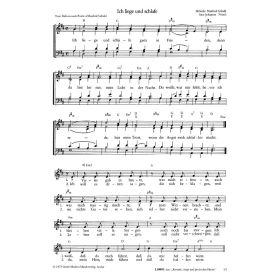 Produktbild des Artikels Ich liege und schlafe (Noten - Download)