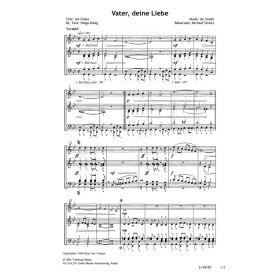 Produktbild des Artikels Vater, deine Liebe / I Will Sing Your Praises (Bläserpartitur) (Noten - Download)
