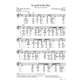 Produktbild des Artikels So groß ist der Herr / How Great Is Our God (Noten - Download)