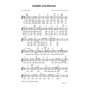 Produktbild des Artikels Noten - Download Zweifeln und Staunen