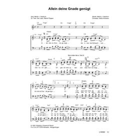 Produktbild des Artikels Allein deine Gnade genügt / Your grace is sufficient (Noten - Download)