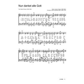 Produktbild des Artikels Nun danket alle Gott (Noten - Download)