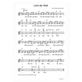Produktbild des Artikels Licht der Welt (Noten - Download)