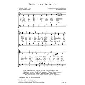 Produktbild des Artikels Unser Heiland ist nun da / Hark, the Heralds Angel sing (Noten - Download)