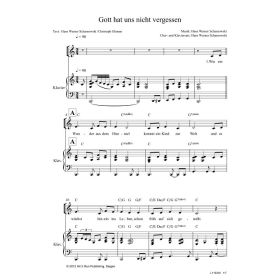 Produktbild des Artikels Noten - Download Gott hat uns nicht vergessen - mit Klavierbegleitung