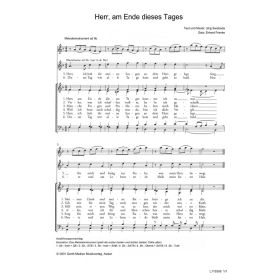 Produktbild des Artikels Herr, am Ende dieses Tages (Noten - Download)