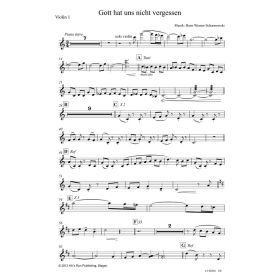 Gott hat uns nicht vergessen (Violine 1)