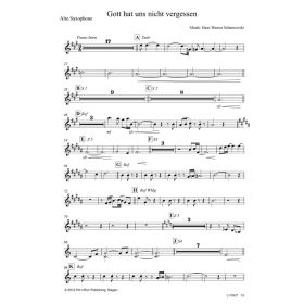 Produktbild des Artikels Noten - Download Gott hat uns nicht vergessen (Alt-Saxophon)