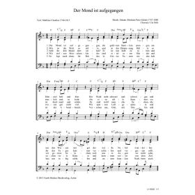 Produktbild des Artikels Der Mond ist aufgegangen (Noten - Download)