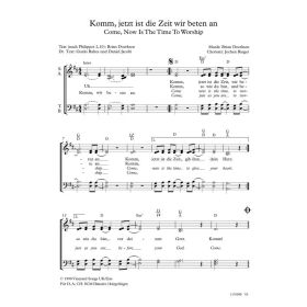 Produktbild des Artikels Noten - Download Komm, jetzt ist die Zeit wir beten an / Come Now Is The Time To Worship