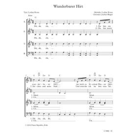 Produktbild des Artikels Wunderbarer Hirt (Noten - Download)