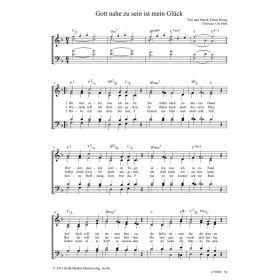 Produktbild des Artikels Gott nahe zu sein ist mein Glück (Noten - Download)