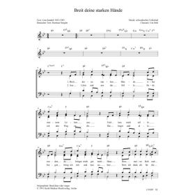 Produktbild des Artikels Breit deine starken Hände / Bred dina vida vingar (Noten - Download)