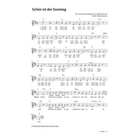 Produktbild des Artikels Schön ist der Sonntag (Noten - Download)