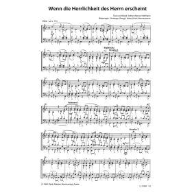 Produktbild des Artikels Noten - Download Wenn die Herrlichkeit des Herrn erscheint