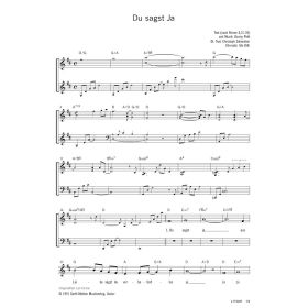 Produktbild des Artikels Du sagst ja / Let me be (Noten - Download)