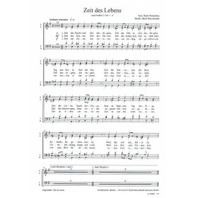 Produktbild des Artikels Zeit des Lebens / Tijd van leven (Noten - Download)